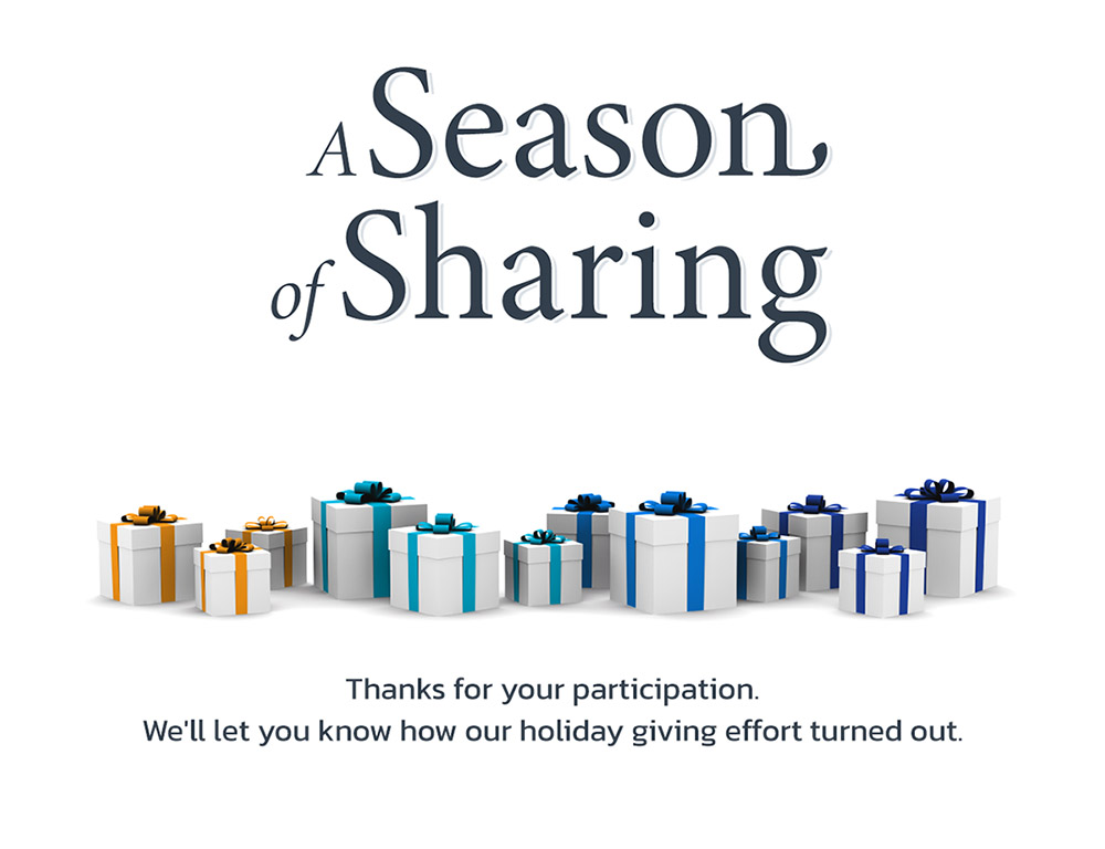 a season of sharing